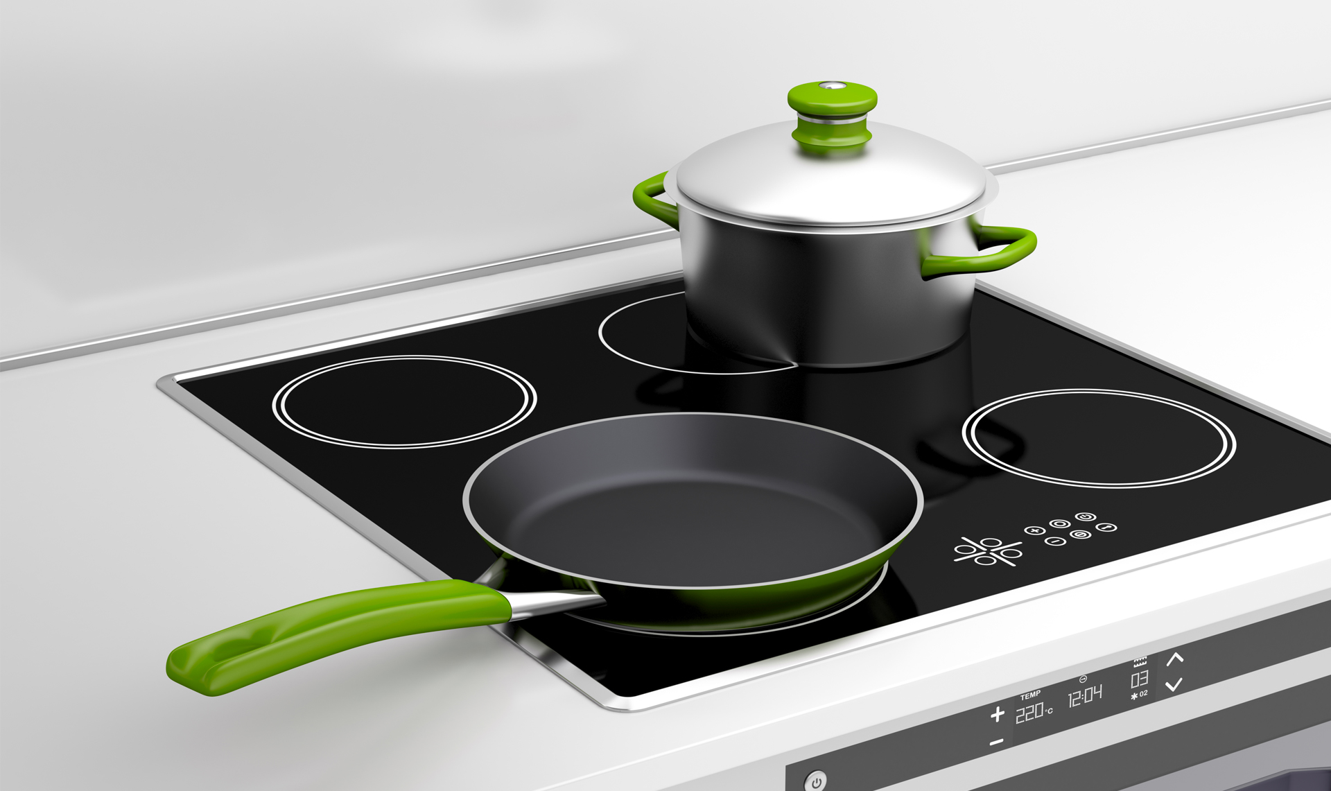 The 220×55 mm series for venting hobs: efficient fume extraction in less space